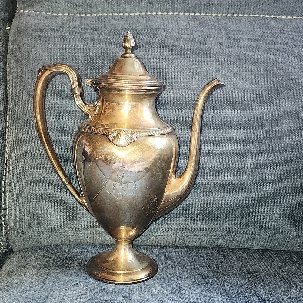 Admiral Silverplate 1940 Hollowware by International Silver Company coffee pot